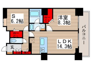 ﾛｲﾔﾙﾊﾟｰｸｽﾀﾜｰ南千住の物件間取画像